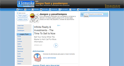 Desktop Screenshot of juegos.itematika.com