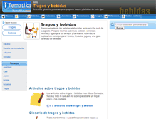 Tablet Screenshot of bebidas.itematika.com