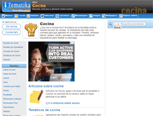 Tablet Screenshot of cocina.itematika.com